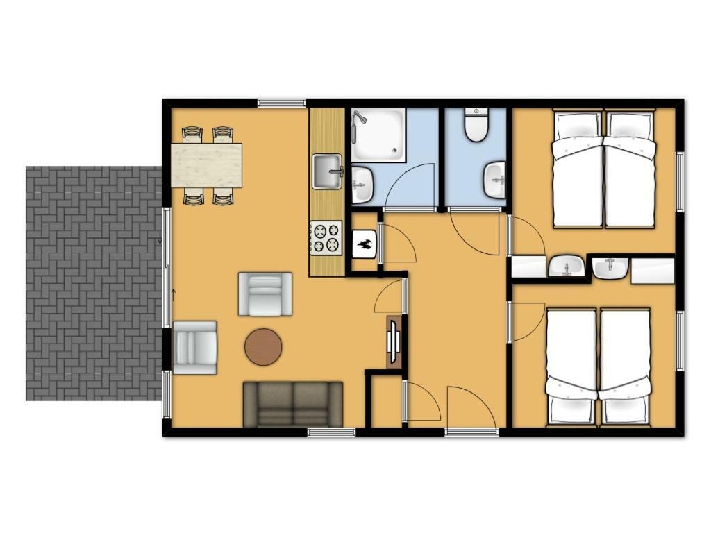 Rcn Vakantiepark De Schotsman Appartement De Caisson Kamperland Exterior photo